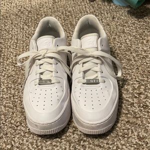 White Air Force 1 sage lows